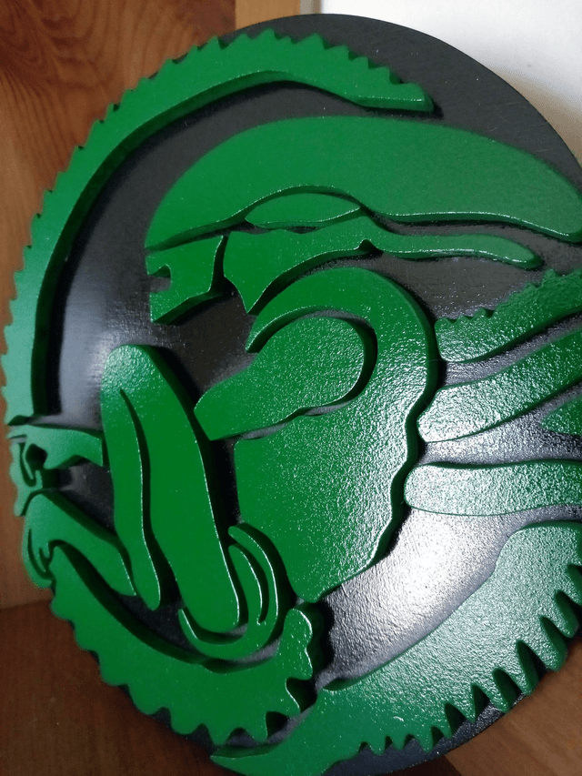 Décoration Alien - 20x20 cms