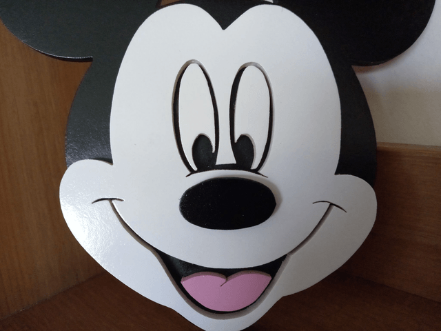 Visage de Mickey - 20x22 cms