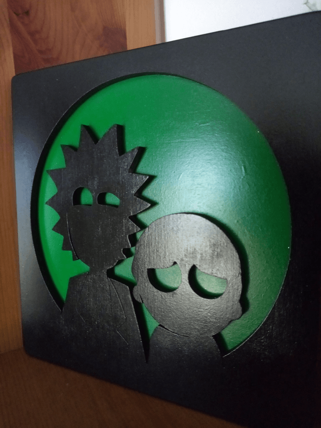 Rick et Morty - 20x20 cms