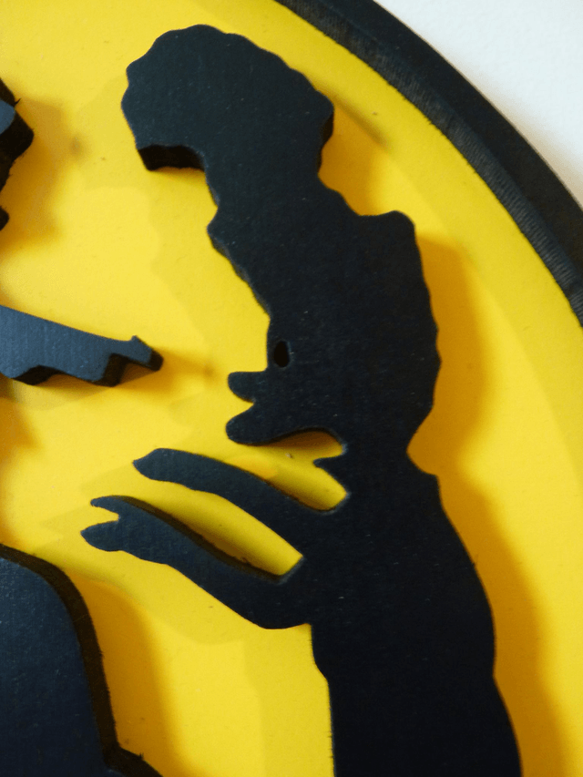 Famille Simpsons pour Halloween - 28x18 cms