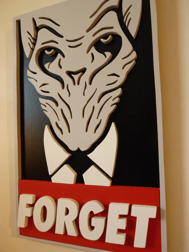 Silence du Doctor Who - 18x29 cms