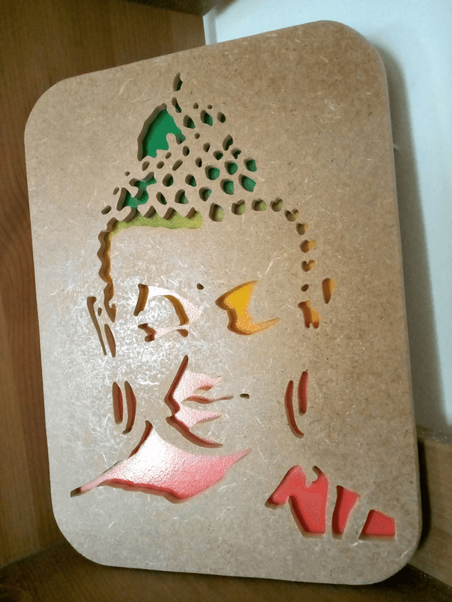 Tableau de Buddha - 19x27 cms