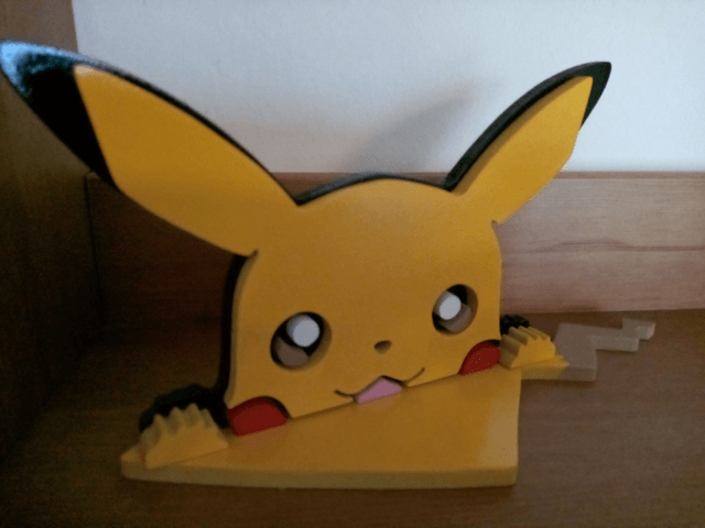 Tête de Pikachu - 22x11 cms
