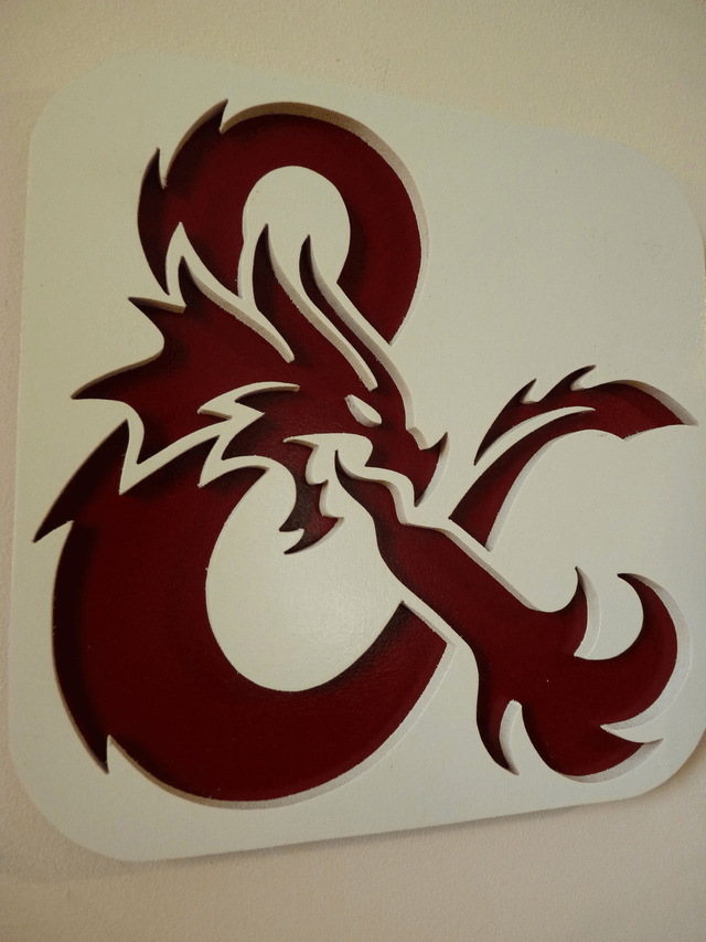 Donjons et Dragons - 20x20 cms