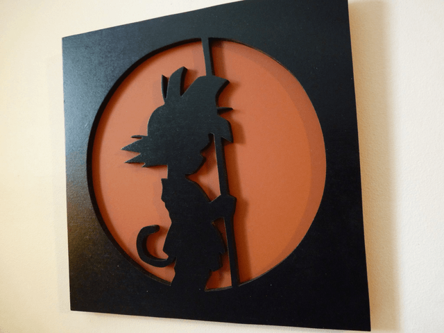 Son Goku Jeune - 20x20 cms