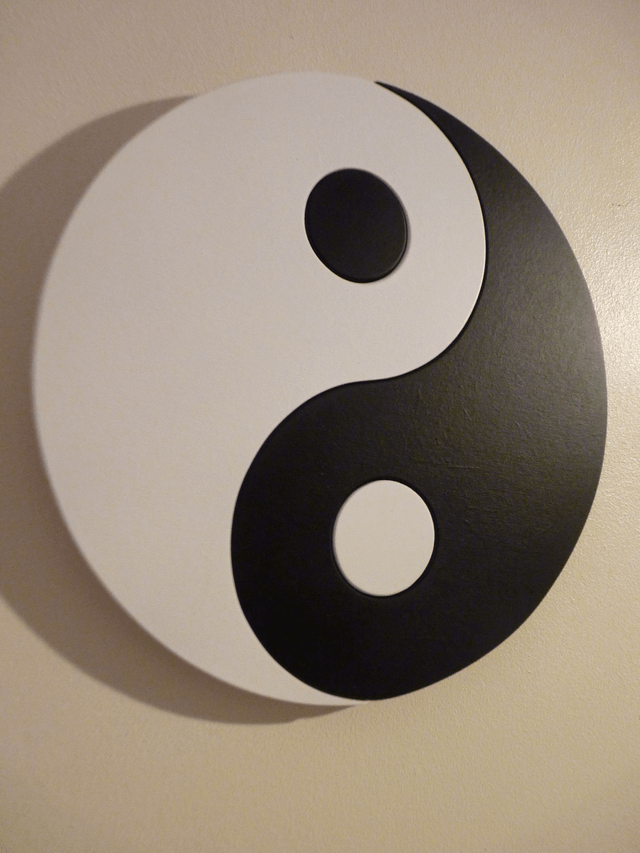 Yin et Yang - 19,5x19,5 cms