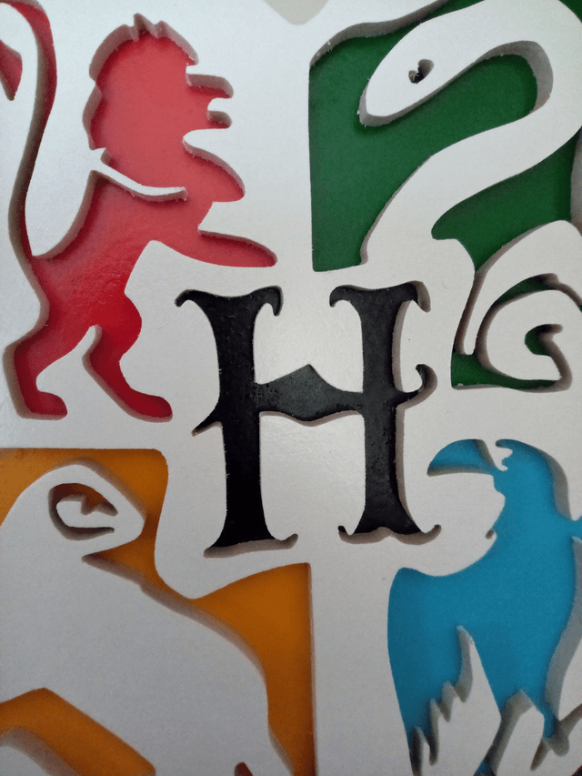 Blason Harry Potter en Bois