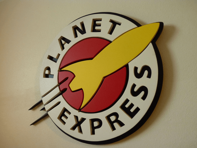 Planet Express de Futurama - 25x19 cms