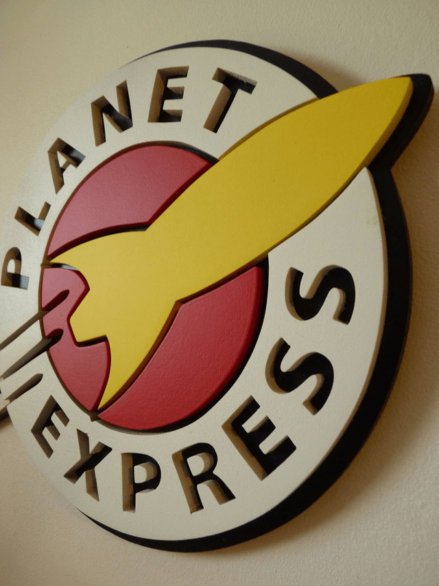 Planet Express de Futurama - 25x19 cms