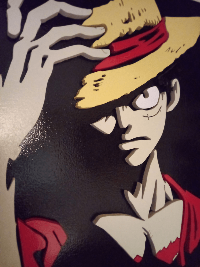 Luffy -26x27 cms