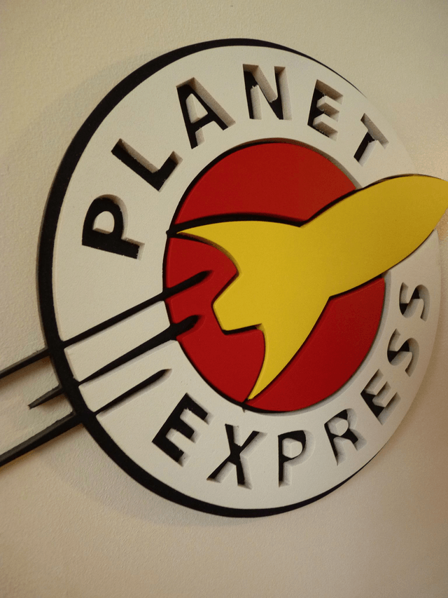 Planet Express de Futurama - 25x19 cms
