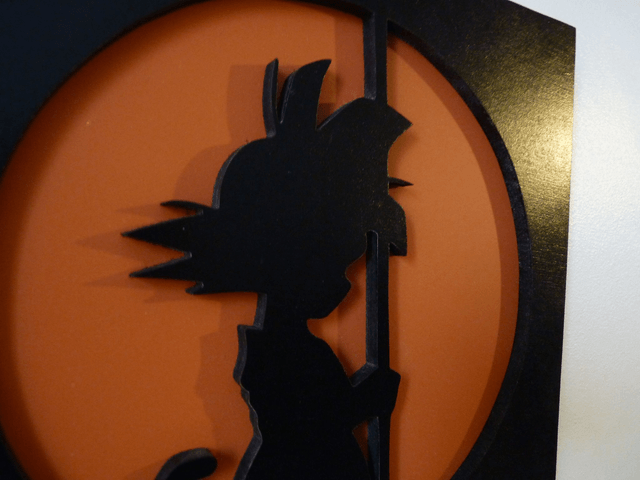 Son Goku Jeune - 20x20 cms