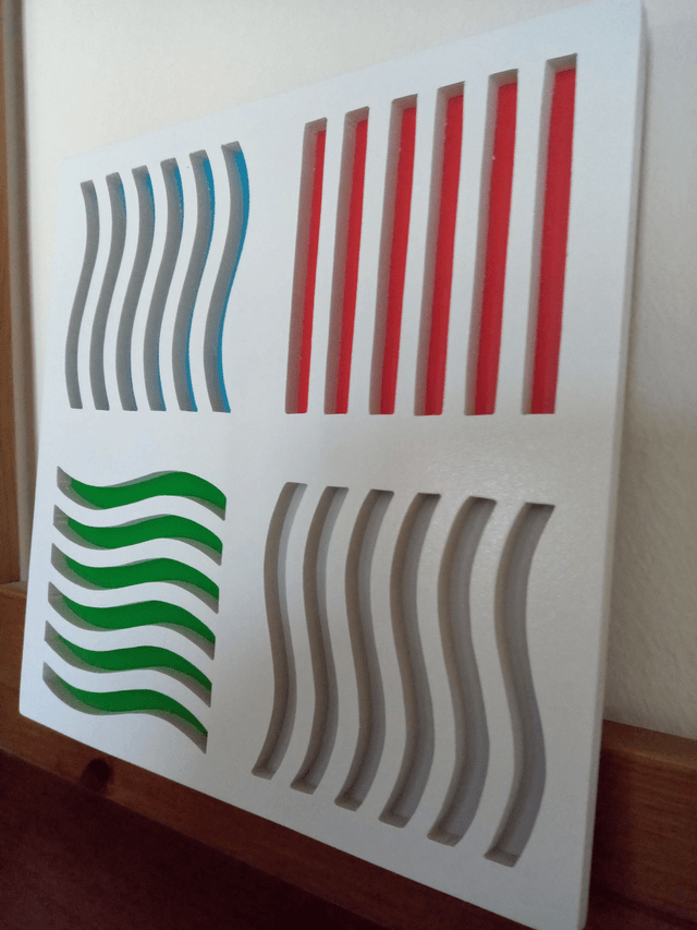 5ème élément - 20x20 cms