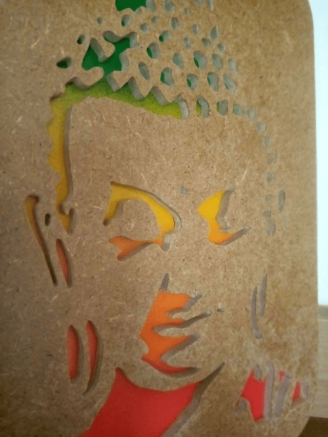 Tableau de Buddha - 19x27 cms