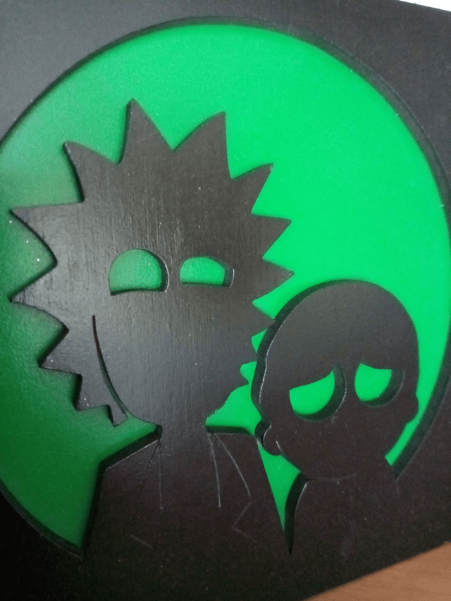 Rick et Morty - 20x20 cms
