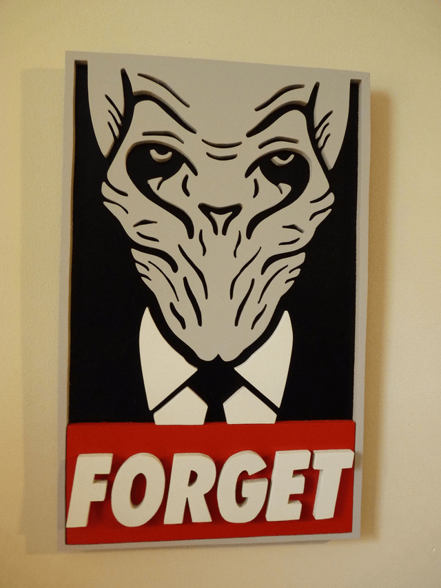 Silence du Doctor Who - 18x29 cms