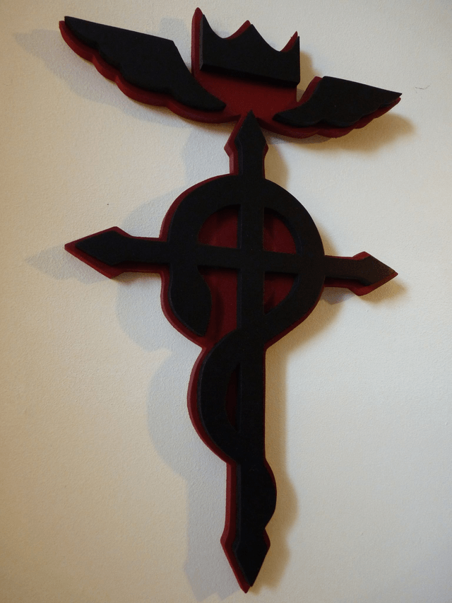 Flamel de Full Metal Alchimist - 18x27 cms
