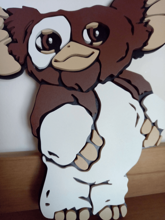 Gizmo, le plus mignon des mogwaï - 28x32 cms