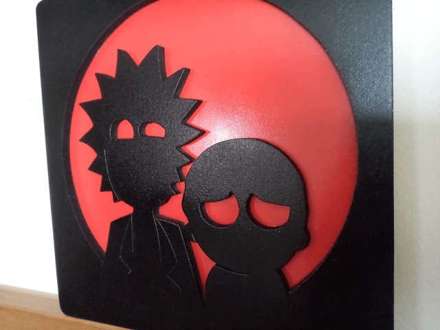 Rick et Morty - 20x20 cms