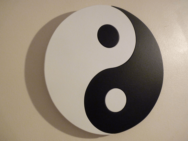 Yin et Yang - 19,5x19,5 cms