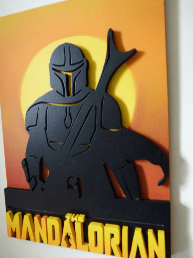 The Mandalorian - 20x28 cms