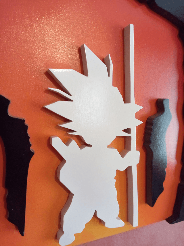 Tableau DBZ de Son Goku - 29x40 cms