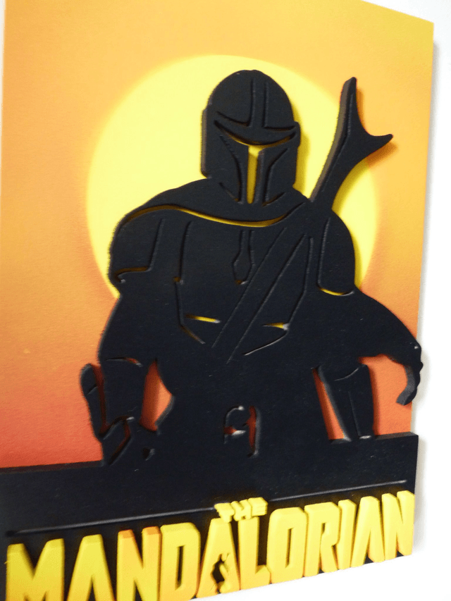 The Mandalorian - 20x28 cms
