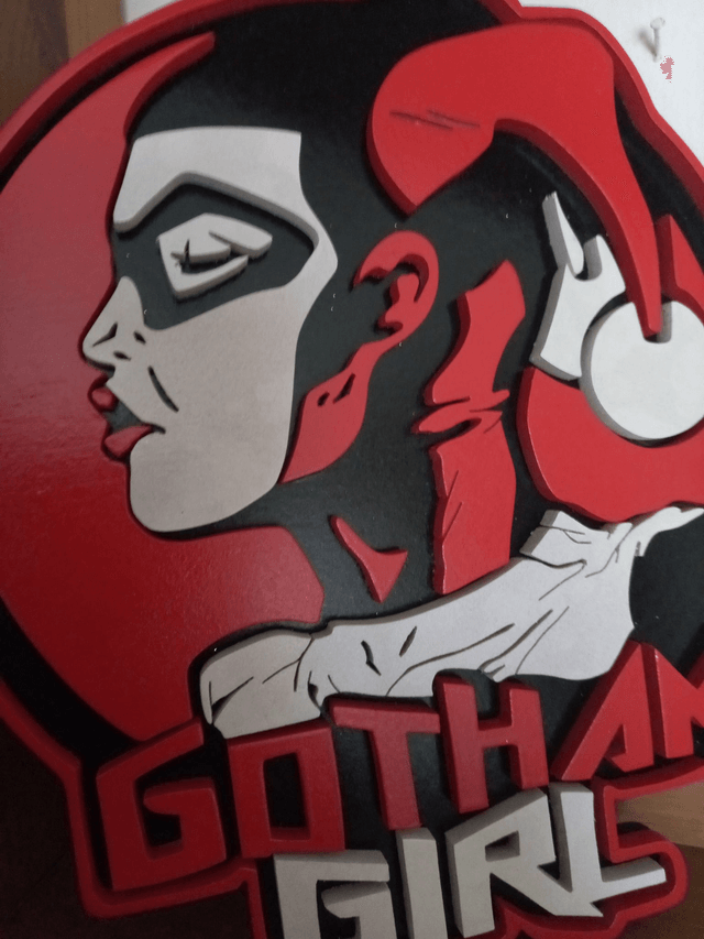 Harley Quinn alias Gotham Girl - 19x22 cms