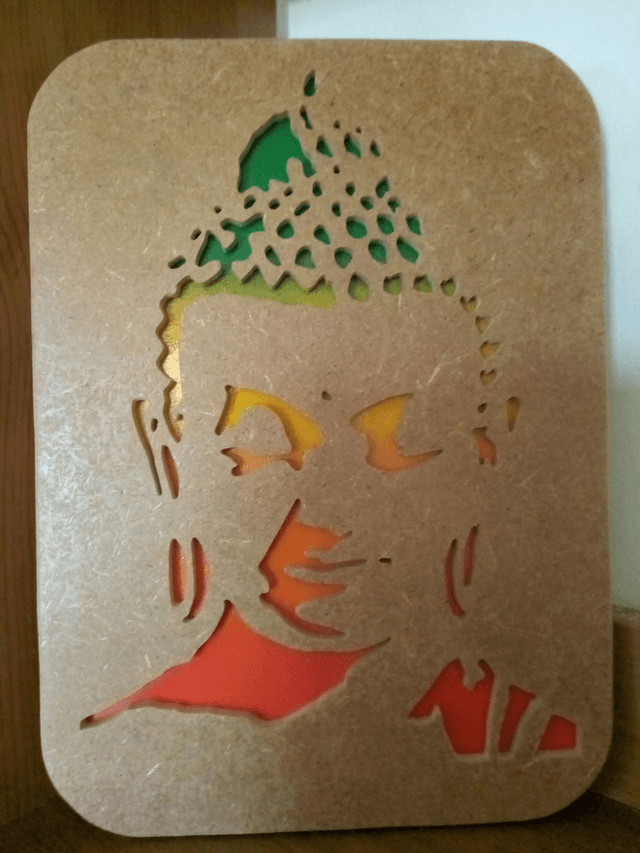 Tableau de Buddha - 19x27 cms