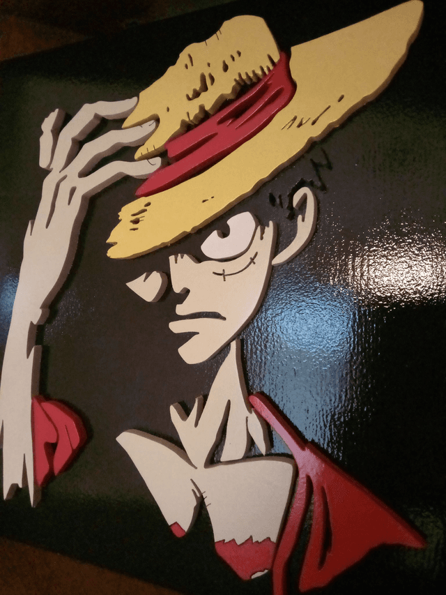 Luffy -26x27 cms