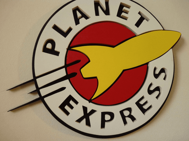 Planet Express de Futurama - 25x19 cms