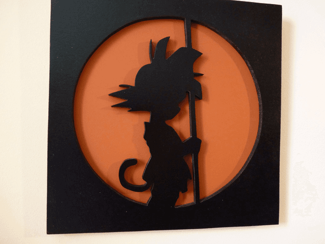 Son Goku Jeune - 20x20 cms