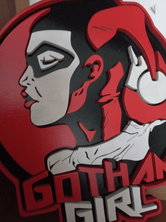 Harley Quinn alias Gotham Girl - 19x22 cms
