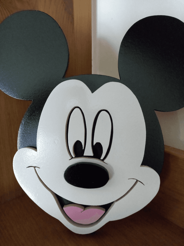 Visage de Mickey - 20x22 cms